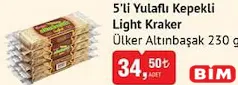 ÜLKER ALTINBAŞAK 5'Lİ YULAFLI KEPEKLİ LİGHT KRAKER 230 G